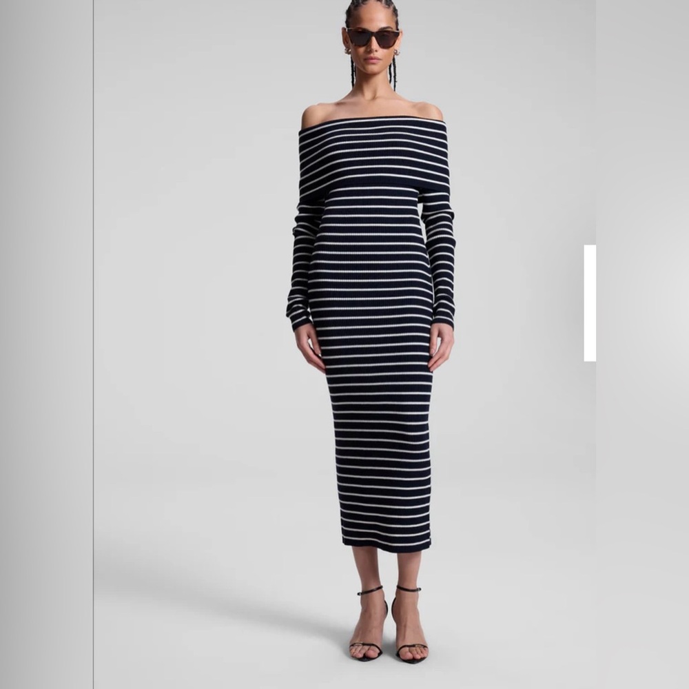 A.L.C Evelyn Merino Off Shoulder Midi Dress $595